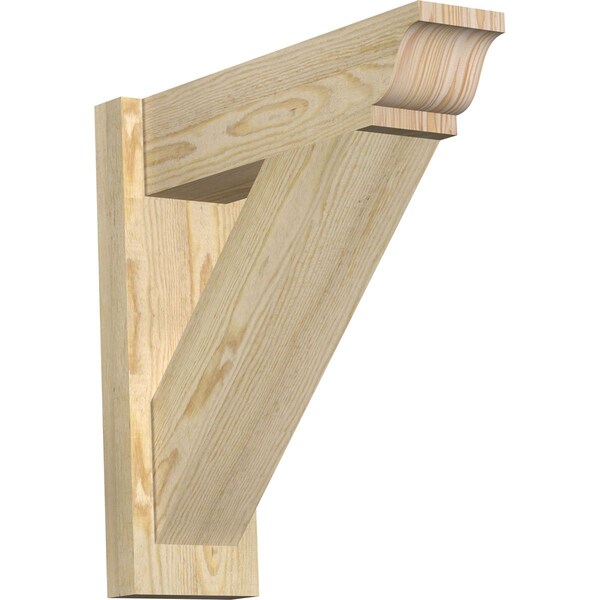 Ekena Millwork Traditional Rough Sawn Traditional Outlooker, Douglas Fir, 6"W x 20"D x 20"H OUT06X20X20TRA01RDF - main